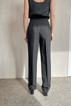 Брюки со стрелками с высокой посадкой из текстиля HELEN BIRCH B004 - фото 3