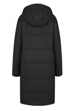 Пальто из плащёвой ткани в классическом стиле Elema 5-12327-1-170 чёрный - фото 3