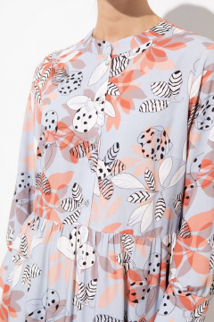 Летнее свободное платье из вискозы с ярусными сборками Femme & Devur 80162 1.32F(170) - фото 4