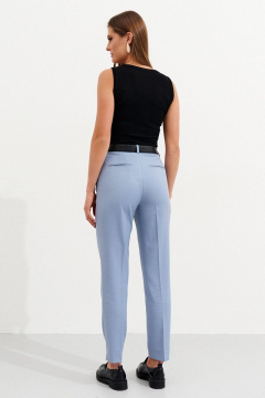 Топ без рукавов из вискозы и трикотажа универсальный Ketty К-04740 черный - фото 4