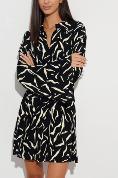 Платье в стиле casual из вискозы и текстиля ANNETE A3415 - фото 3