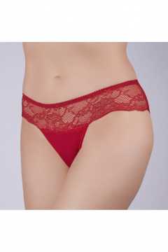 Трусы из эластичного трикотажного хлопка Verally 1040-3 красный - фото 3