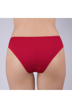 Трусы из эластичного трикотажного хлопка Verally 1040-3 красный - фото 2