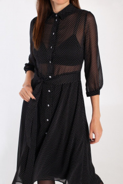 Платье i3i Fashion 102/1 черный_горох - фото 3