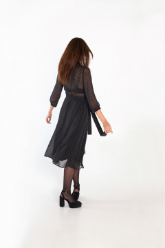 Платье i3i Fashion 102/1 черный_горох - фото 4