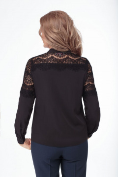 Блуза Anelli 813 черный - фото 5