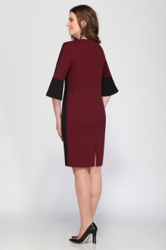 Платье на каждый день с V-образным вырезом и контрастной отделкой Matini 3.1159 - фото 3