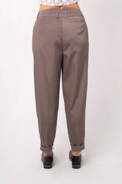 Брюки-бананы с карманами и свободным верхом Avila 0780 бежевый - фото 3