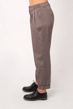 Брюки-бананы с карманами и свободным верхом Avila 0780 бежевый - фото 2