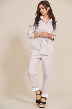 Комбинезон полосатый из хлопка для летних образов R.O.S.E. 32020 - фото 3