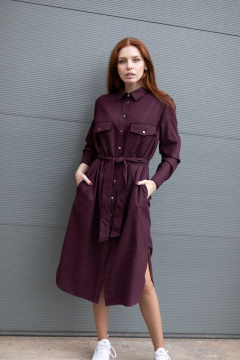 Individual design 19133 черно-бордовая_клетка