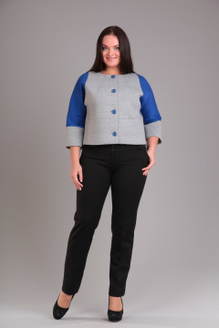 Жакет на каждый день из текстиля с рукавами 40 см Lady Style Classic 877 - фото 3