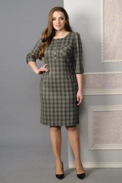 Lady Style Classic 432 серый-клетка