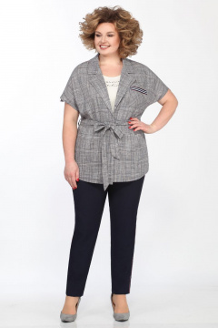 3-предметный комплект жакет, блуза и брюки из текстиля Matini 1.1407 - фото 4