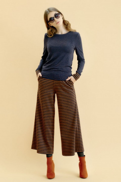 Классические коричневые брюки на каждый день BURVIN 6455-11 - фото 1