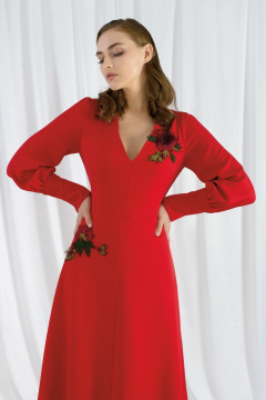 Платье нарядное круглогодичное из текстиля BURVIN 6657-81 - фото 2