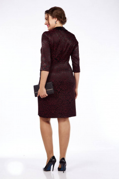 Lady Style Classic 585/4 черный_с_бордовым