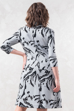 На каждый день струящееся серое платье из трикотажа Avanti 1620 - фото 3