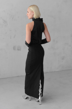 Юбка макси с высокой посадкой из шерсти и текстиля HELEN BIRCH U002 - фото 4