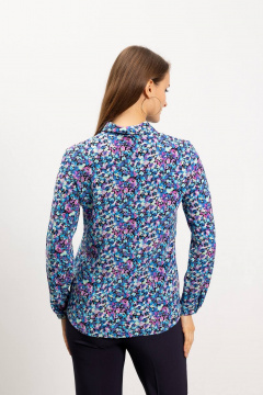 Рубашка из вискозы с кокеткой и сборками Femme & Devur 7117 3.34F(170) - фото 5