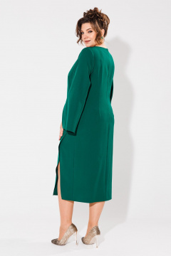 Платье Anelli 1431 зеленый - фото 5