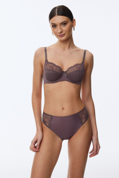 Полноразмерные трусы-слипы с высокой линией из трикотажа Леди Леда 327-279 - фото 2