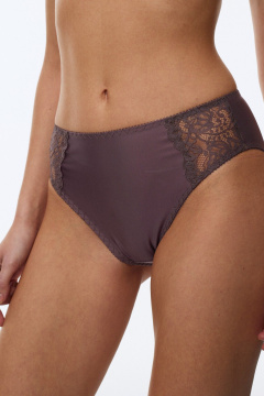 Полноразмерные трусы-слипы с высокой линией из трикотажа Леди Леда 327-279 - фото 1
