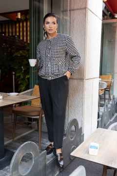 Брюки, бомбер EZER 2036 молочно-черный - фото 1