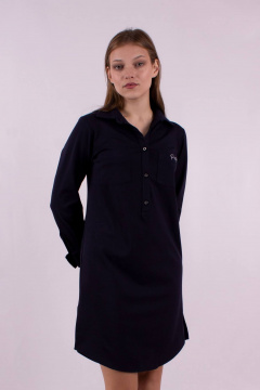 Платье с разрезами по бокам и принтами из вискозы и трикотажа Mita ЖМ1187 - фото 2