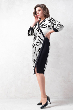 Платье демисезонное полуприлегающего силуэта с запахом Avanti 1616-1 - фото 1