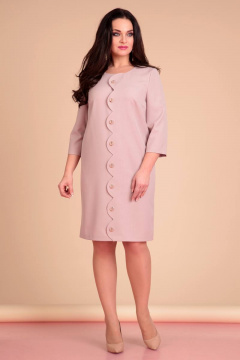 Платье Liona Style 622 пудра - фото 1