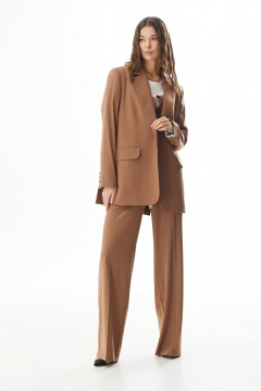 Жакет прямого силуэта в деловом стиле для демисезона Vesnaletto 3697-2 - фото 4