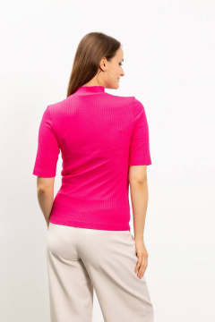 Джемпер женский прямой в летнем розовом цвете Femme & Devur 30782 1.13F(170) - фото 4