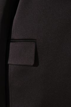 Жакет из поливискозной ткани с карманами, классический стиль Панда 164430w черный - фото 3