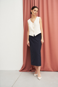 Юбка ATTIKA А165 темно-синий - фото 1