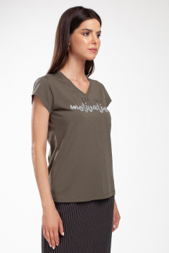 Летний джемпер из трикотажа и хлопка яркий стиль Femme & Devur 30111 1.20F(170) - фото 4