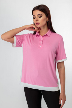 Футболка Anelli 819 розовый - фото 2