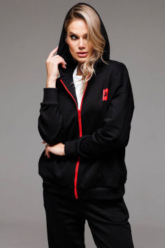 Спортивный костюм: худи с молнией и джоггеры из трикотажа GO F3031zp/40-02 - фото 3