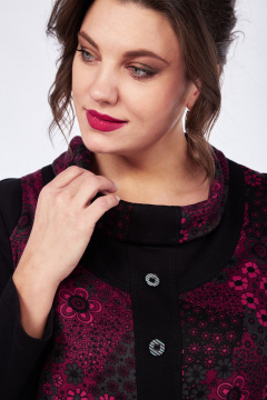 Джемпер женский трикотажный прямой без застежки Matini 4.727/1 фуксия - фото 4