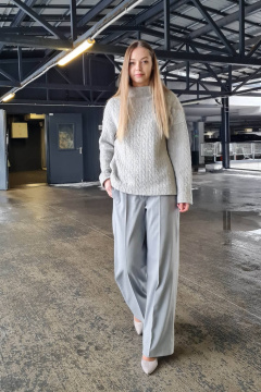 Брюки прямого силуэта с поясом и карманами демисезон Shymoda 350-24 - фото 3