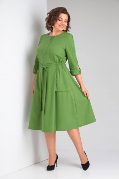 Платье Rishelie 930 зеленый - фото 2
