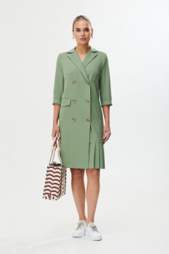 Платье Твой имидж 1754 оливка - фото 4