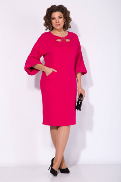 Платье Liliana 1286 фуксия - фото 1