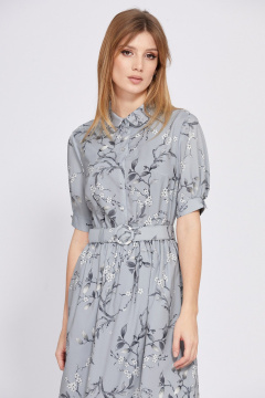 Платье EOLA 2569 серый_с_принтом - фото 3