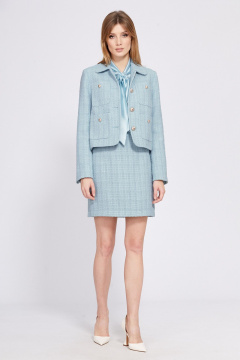 Жакет, юбка EOLA 2574 мята - фото 1
