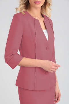 Жакет, топ, юбка LeNata 31318 терракот - фото 4