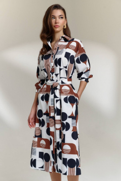 Платье DILIA 0816 мультидизайн - фото 2