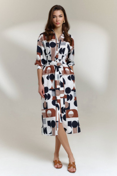 Платье DILIA 0816 мультидизайн - фото 1