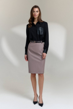 Юбка DILIA 0818 бежевый - фото 1