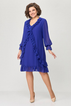 Платье Koketka i K 1123-1 василек - фото 3